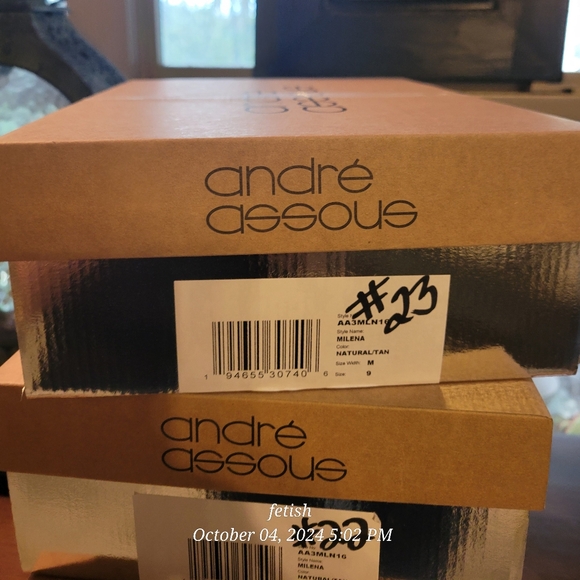 Andre Assous Milena Espadrille Wedge Sandal Designer Celebrity Luxury Leather 23 - Picture 12 of 13